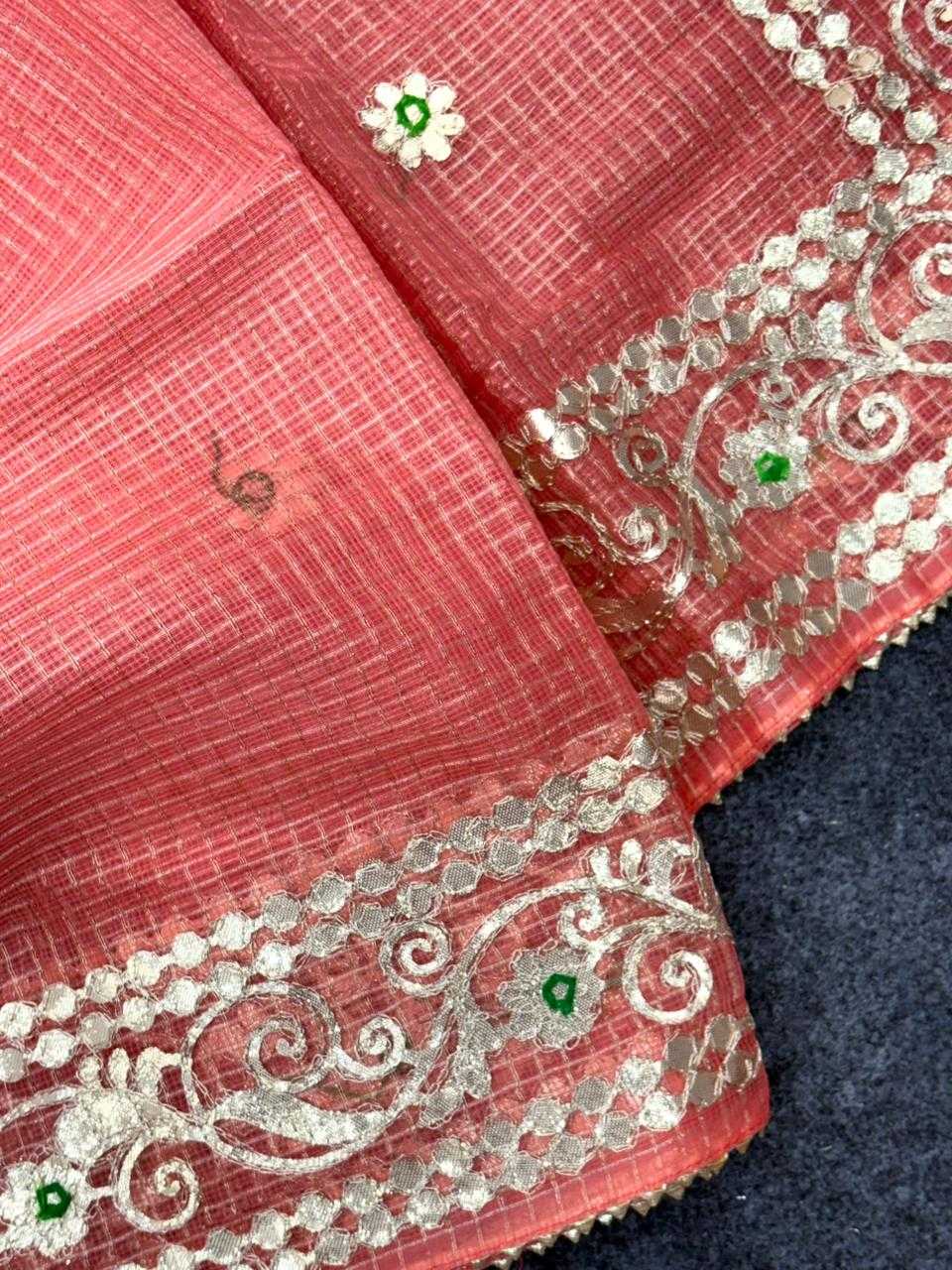 Ynf Kota Checks KESH592 zari weave Sarees Wholesale Party Wear Sarees Zari Sarees Kora Sarees Manufacturer- Kapda Export