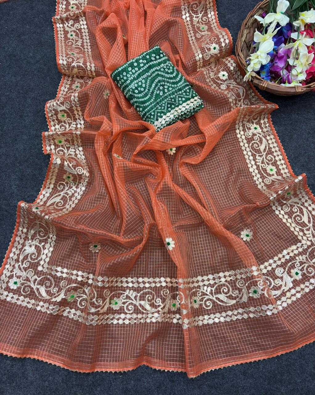 Ynf Kota Checks KESH592 zari weave Sarees Wholesale Party Wear Sarees Zari Sarees Kora Sarees Manufacturer- Kapda Export