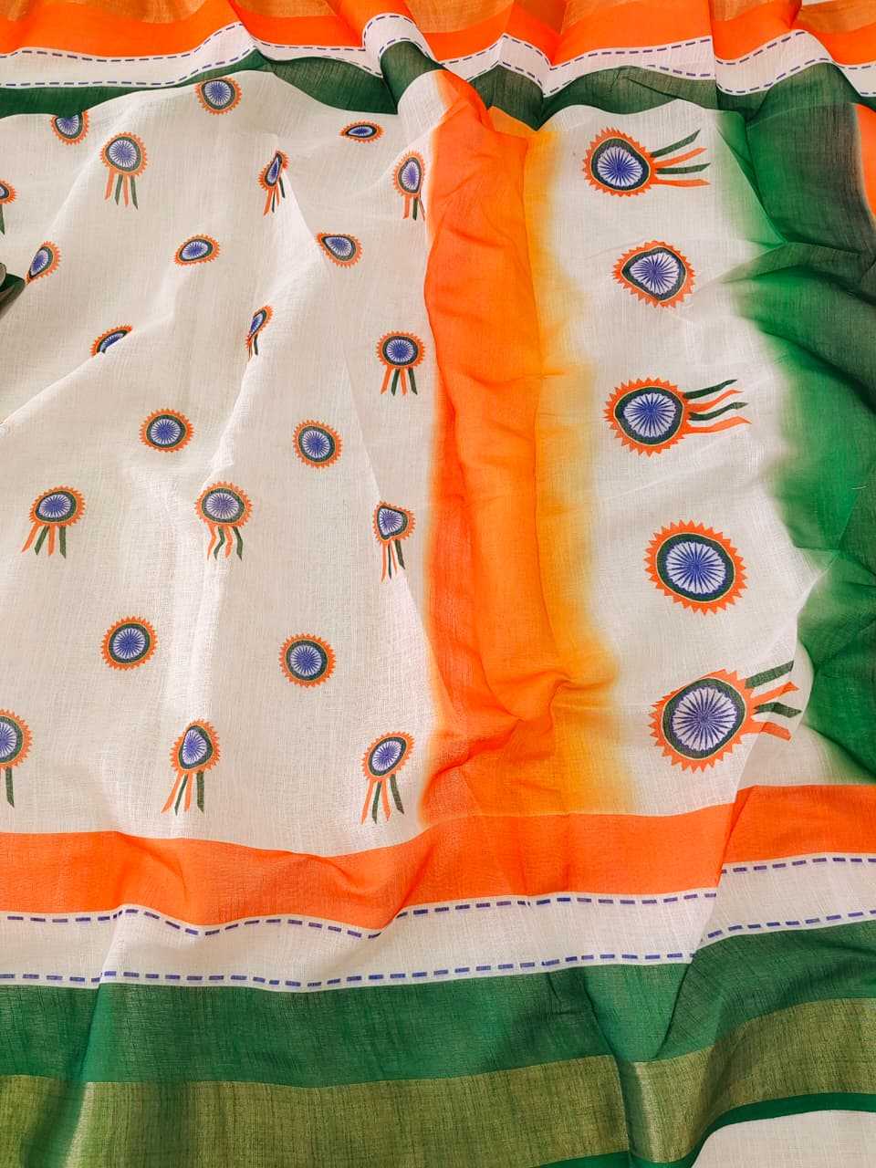 Ynf Linen KESH682 Linen Golden Sarees Festive Collections Wholesale Designer Sarees Printed Sarees Republic Day Collections Manufacturer- Kapda Export