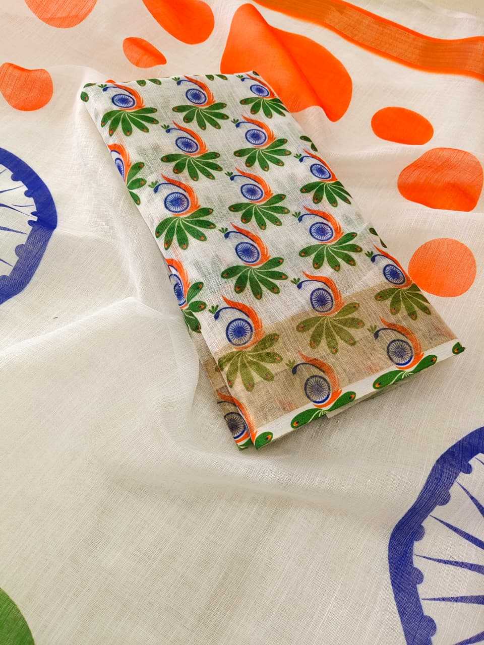 Ynf Linen KESH682 Linen Golden Sarees Festive Collections Wholesale Designer Sarees Printed Sarees Republic Day Collections Manufacturer- Kapda Export