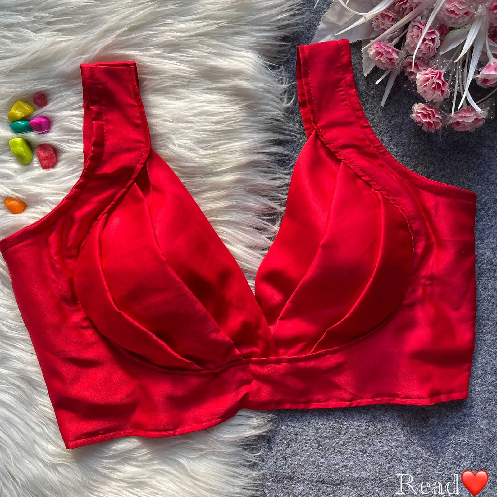 Ynf Malay Satin Silk KESH411 amina Readymade Blouses Wholesale Blouse Cotton Blouse Party Wear Blouse Manufacturer- Kapda Export