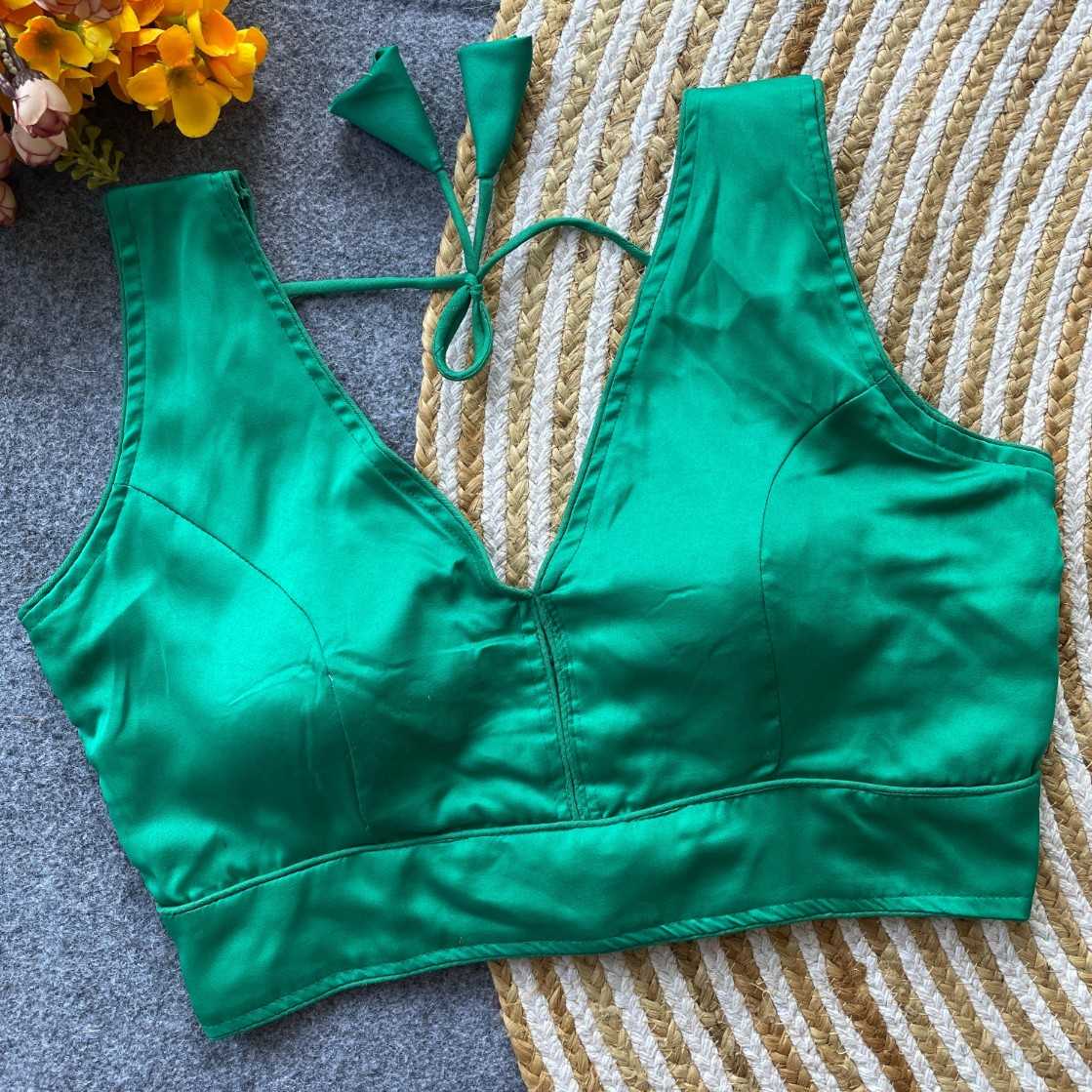 Ynf Malay Satin Silk KESH411 antima Readymade Blouses Wholesale Blouse Party Wear Blouse Fashion Blouse Manufacturer- Kapda Export