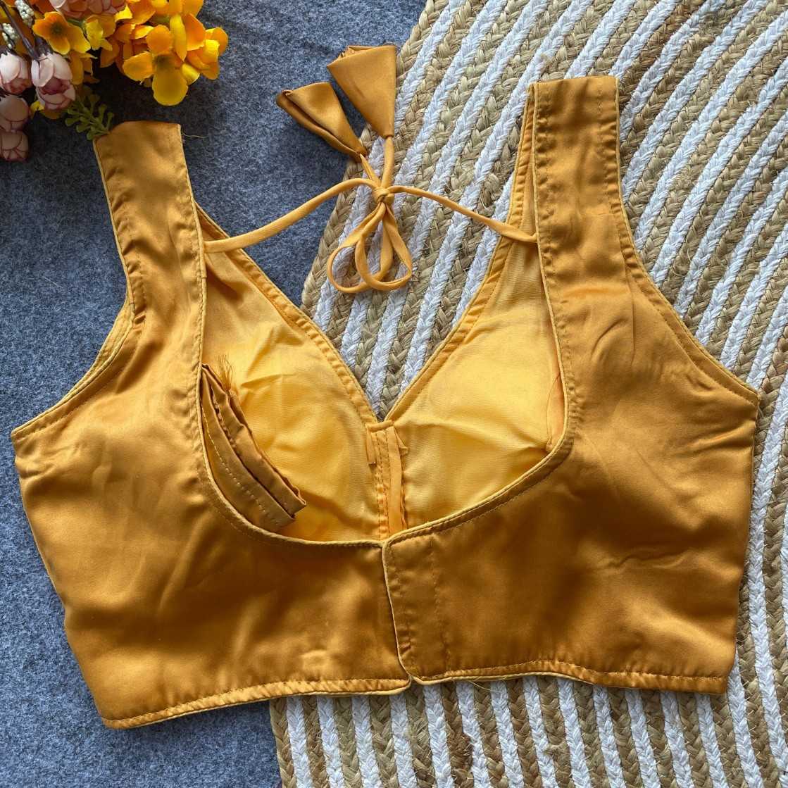 Ynf Malay Satin Silk KESH411 antima Readymade Blouses Wholesale Blouse Party Wear Blouse Fashion Blouse Manufacturer- Kapda Export