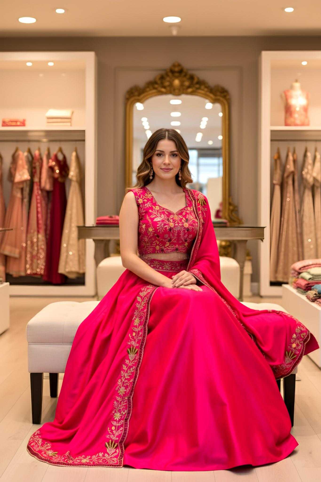 Ynf Malay Satin Silk KESH648 1062 Lehengas Wedding Collections Wholesale Embroidered Lehenga Satin Lehenga Wedding Outfits Manufacturer- Kapda Export