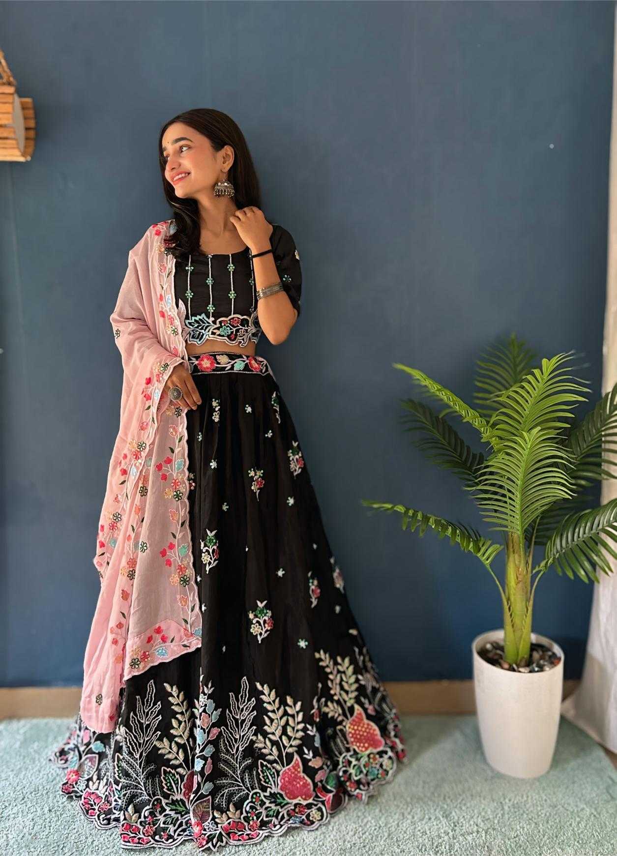 Ynf Malay Satin Silk KESH648 1062 Lehengas Wedding Collections Wholesale Embroidered Lehenga Satin Lehenga Wedding Outfits Manufacturer- Kapda Export