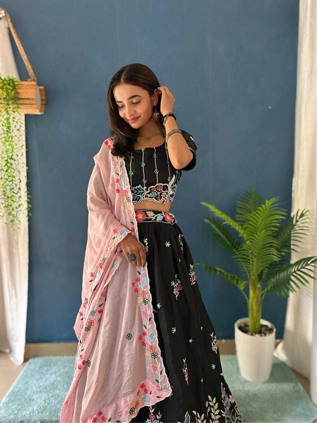 Ynf Malay Satin Silk KESH648 1062 Lehengas Wedding Collections Wholesale Embroidered Lehenga Satin Lehenga Wedding Outfits Manufacturer- Kapda Export