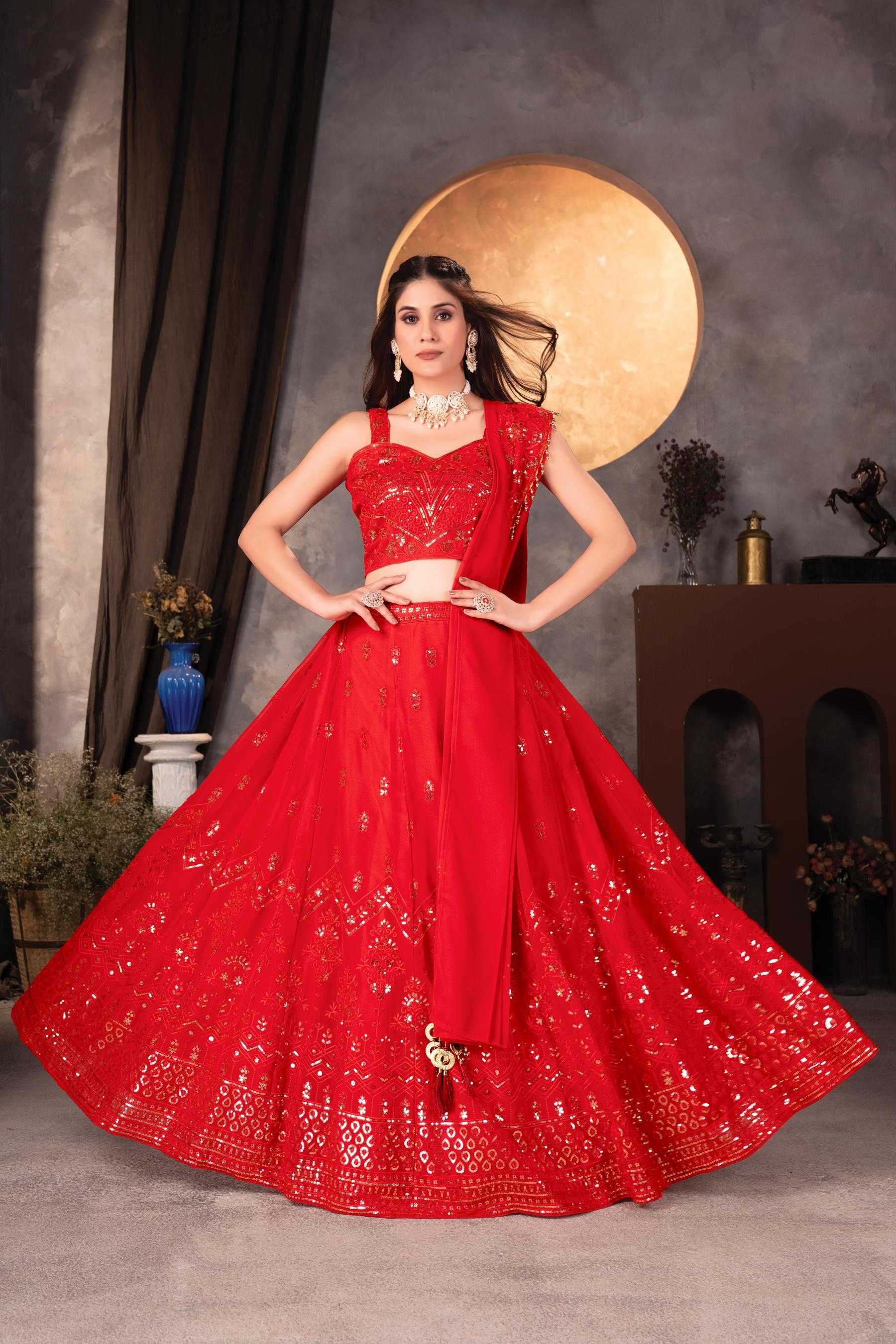 Ynf Malay Satin Silk KESH648 1062 Lehengas Wedding Collections Wholesale Embroidered Lehenga Satin Lehenga Wedding Outfits Manufacturer- Kapda Export