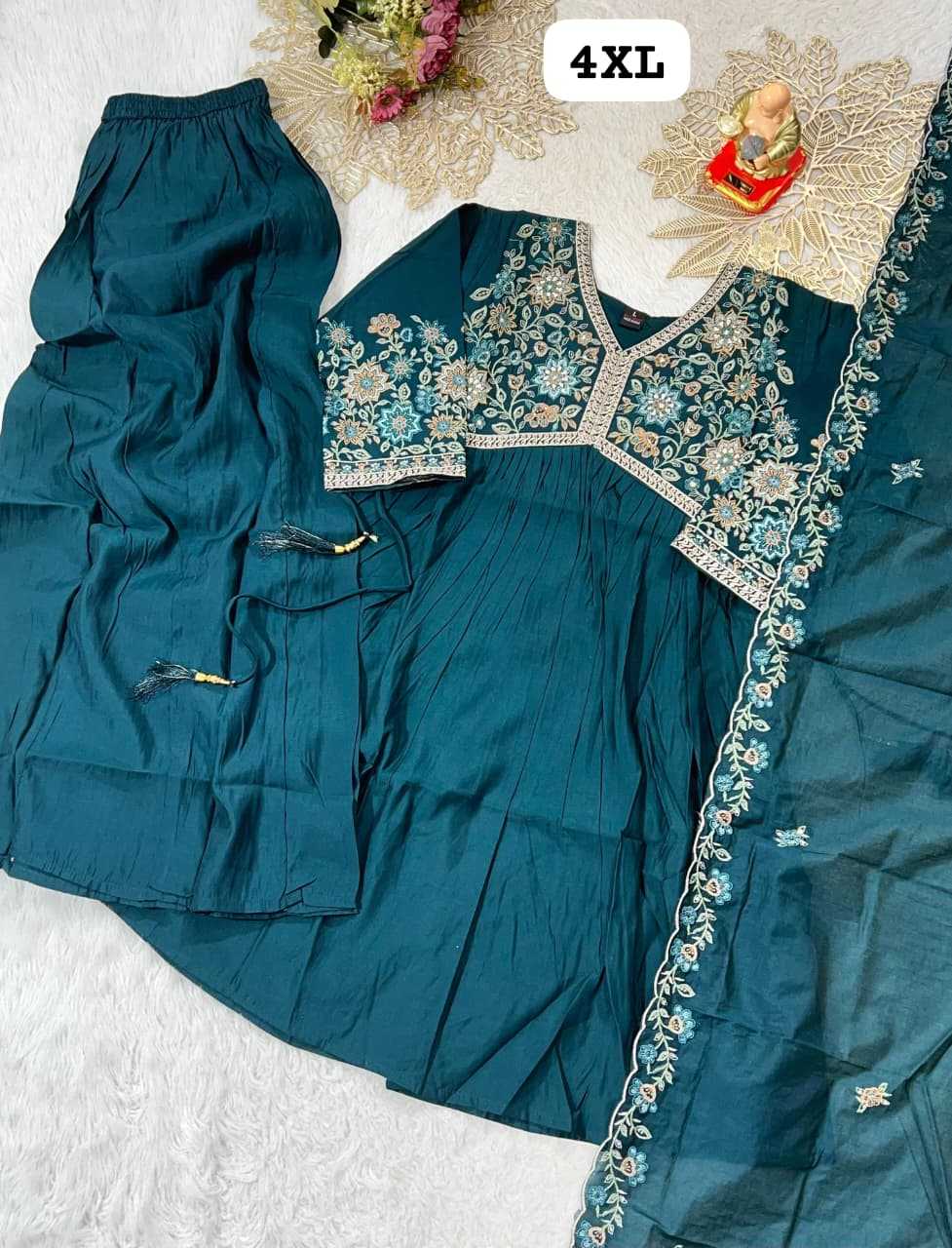 Ynf Maslin KESH594 Aliya Gowns Wholesale Party Gowns Long Gowns Wedding Gown Manufacturer- Kapda Export