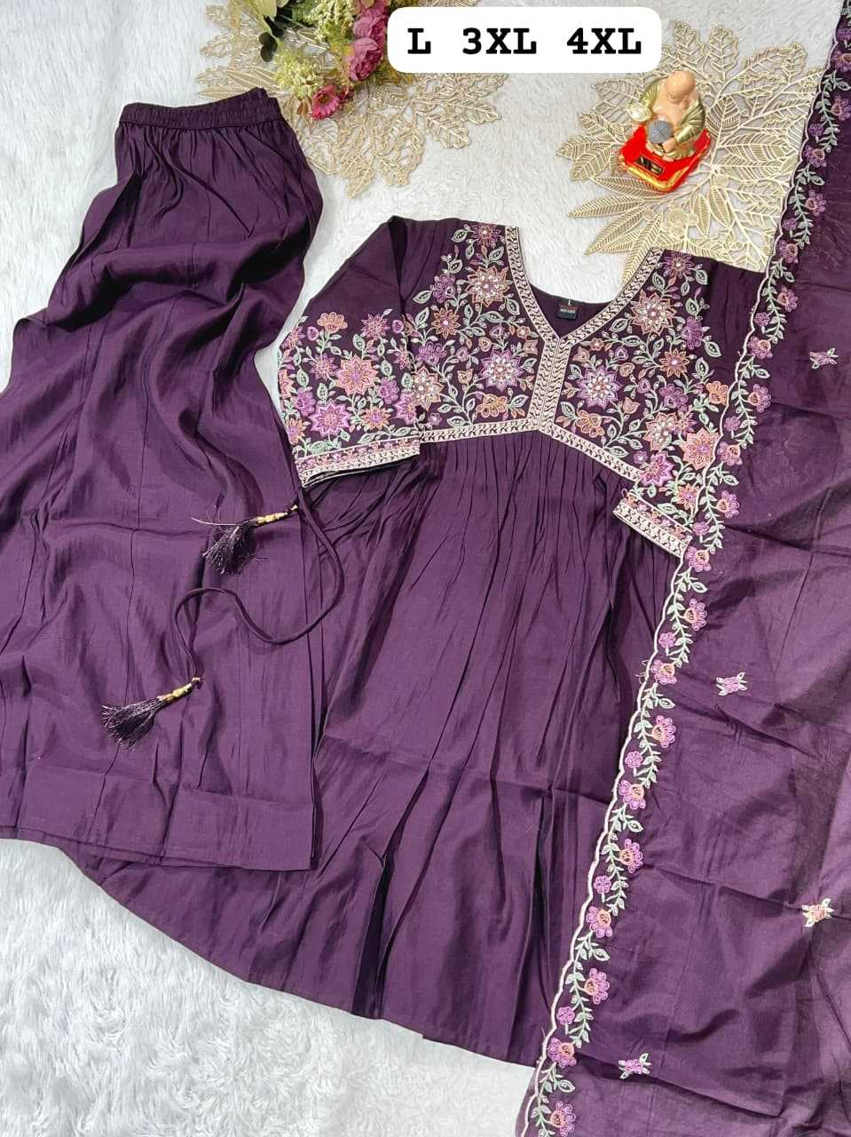 Ynf Maslin KESH594 Aliya Gowns Wholesale Party Gowns Long Gowns Wedding Gown Manufacturer- Kapda Export