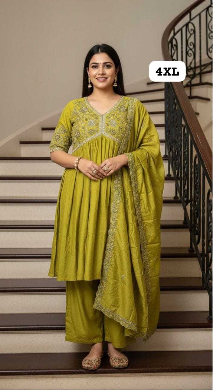 Ynf Maslin KESH594 Aliya Gowns Wholesale Party Gowns Long Gowns Wedding Gown Manufacturer- Kapda Export