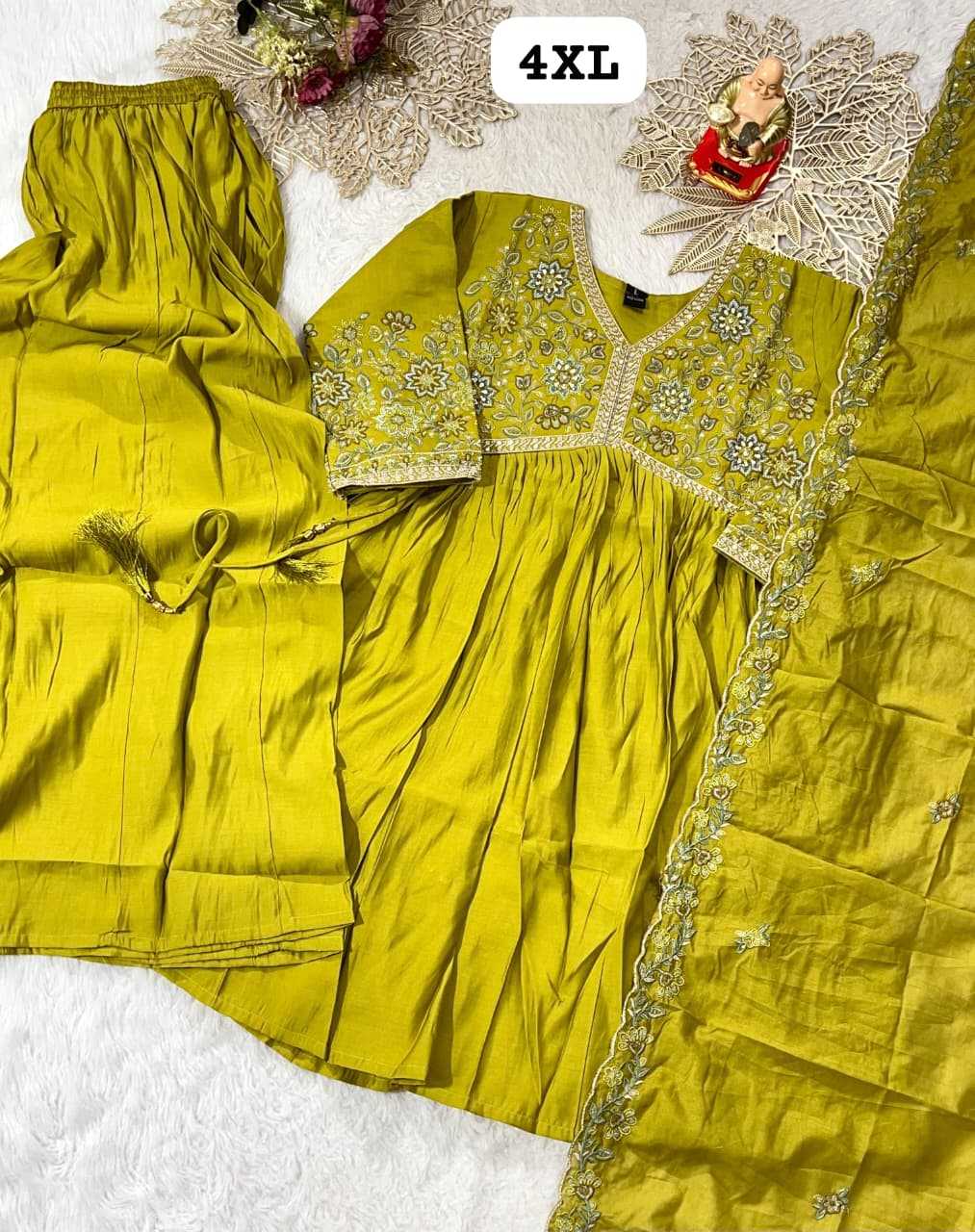 Ynf Maslin KESH594 Aliya Gowns Wholesale Party Gowns Long Gowns Wedding Gown Manufacturer- Kapda Export