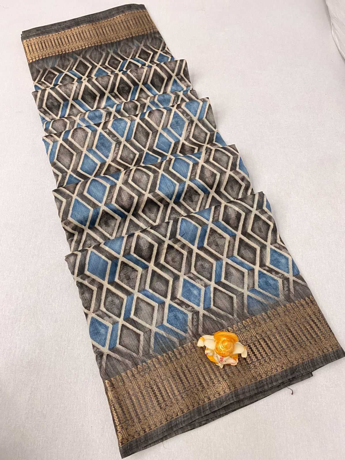 Ynf Muslin Cotton KESH718 SYMPHONY Sarees Wholesale Batik Sarees Embroidered Sarees Bandhani Bandhej Sarees Manufacturer- Kapda Export