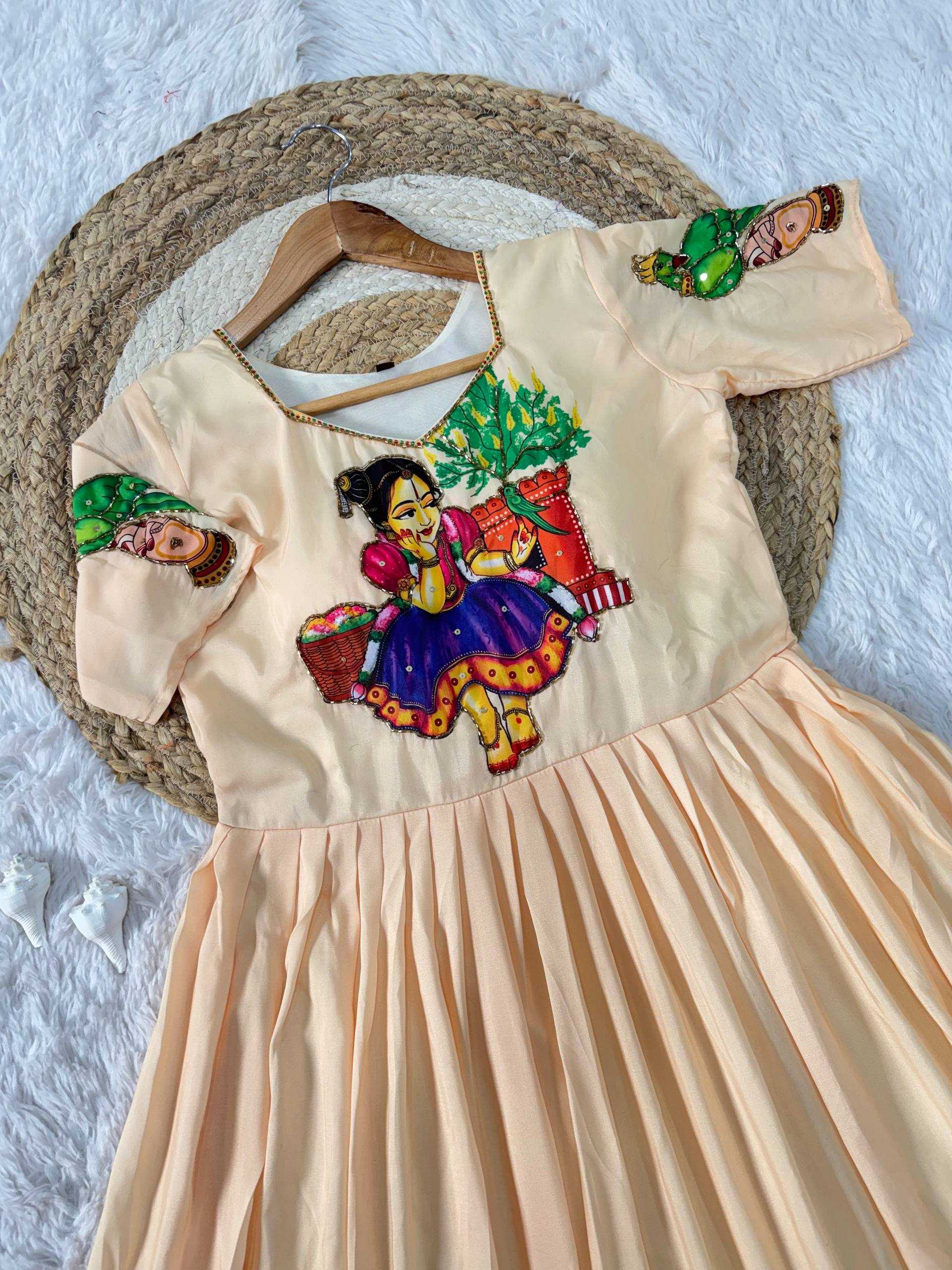 Ynf Muslin KESH485 116 Gowns Wholesale Printed Gowns Party Wear Gowns Designer Gowns Manufacturer- Kapda Export