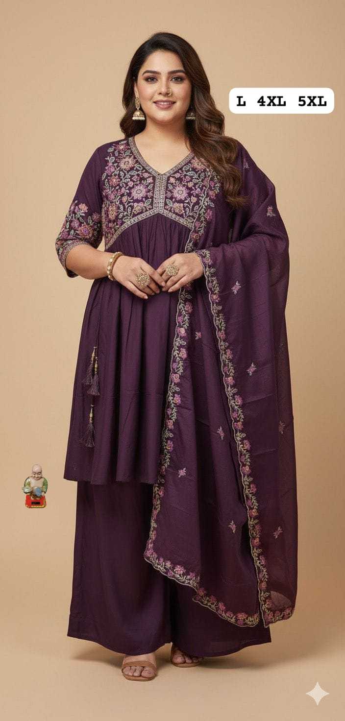 Ynf Muslin KESH594 RAVISHA Suits & Dresses Wedding Collections Plus Size Collections Wholesale Alia Cut Suits Palazzo Suit Gown Dresses Manufacturer- Kapda Export