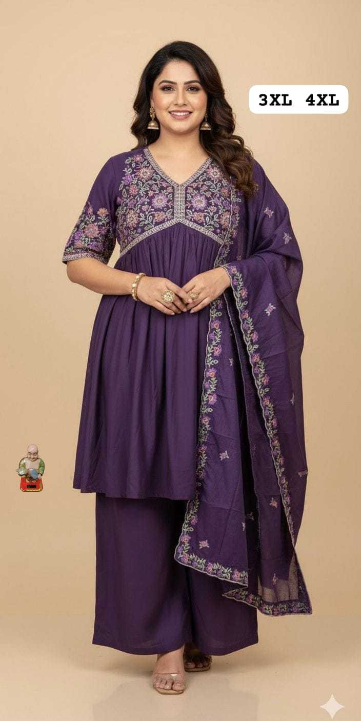 Ynf Muslin KESH594 RAVISHA Suits & Dresses Wedding Collections Plus Size Collections Wholesale Alia Cut Suits Palazzo Suit Gown Dresses Manufacturer- Kapda Export