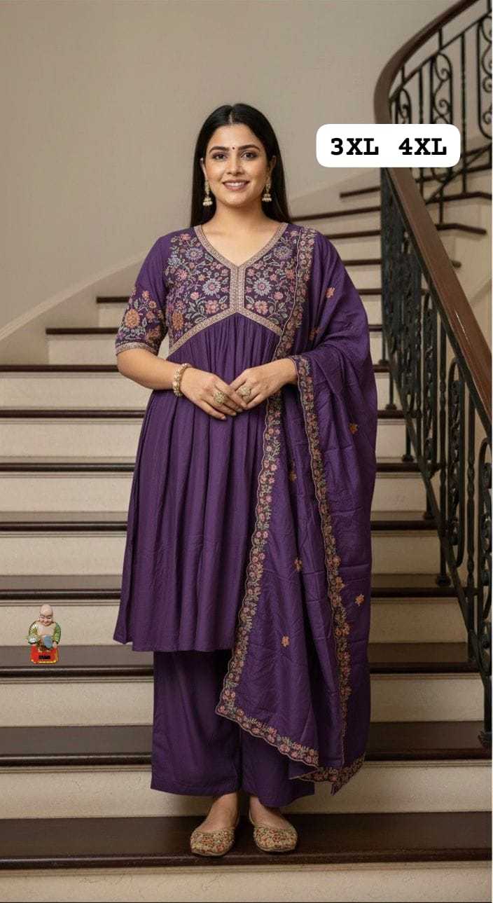 Ynf Muslin KESH594 RAVISHA Suits & Dresses Wedding Collections Plus Size Collections Wholesale Alia Cut Suits Palazzo Suit Gown Dresses Manufacturer- Kapda Export