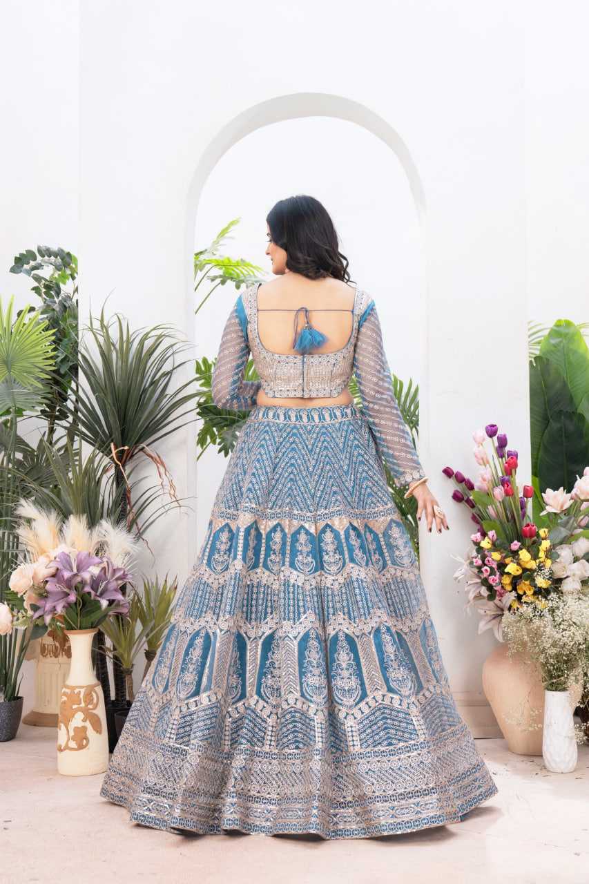 Ynf Net KESH648 1058 Lehengas Wedding Collections Wholesale Embroidered Lehenga Net Lehenga Choli Lehenga With Dupatta Manufacturer- Kapda Export