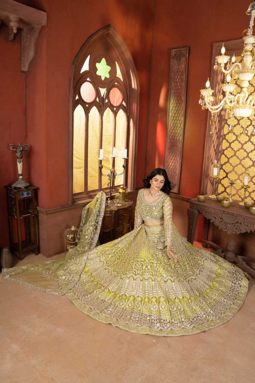 Ynf Net KESH648 1058 Lehengas Wedding Collections Wholesale Embroidered Lehenga Net Lehenga Choli Lehenga With Dupatta Manufacturer- Kapda Export