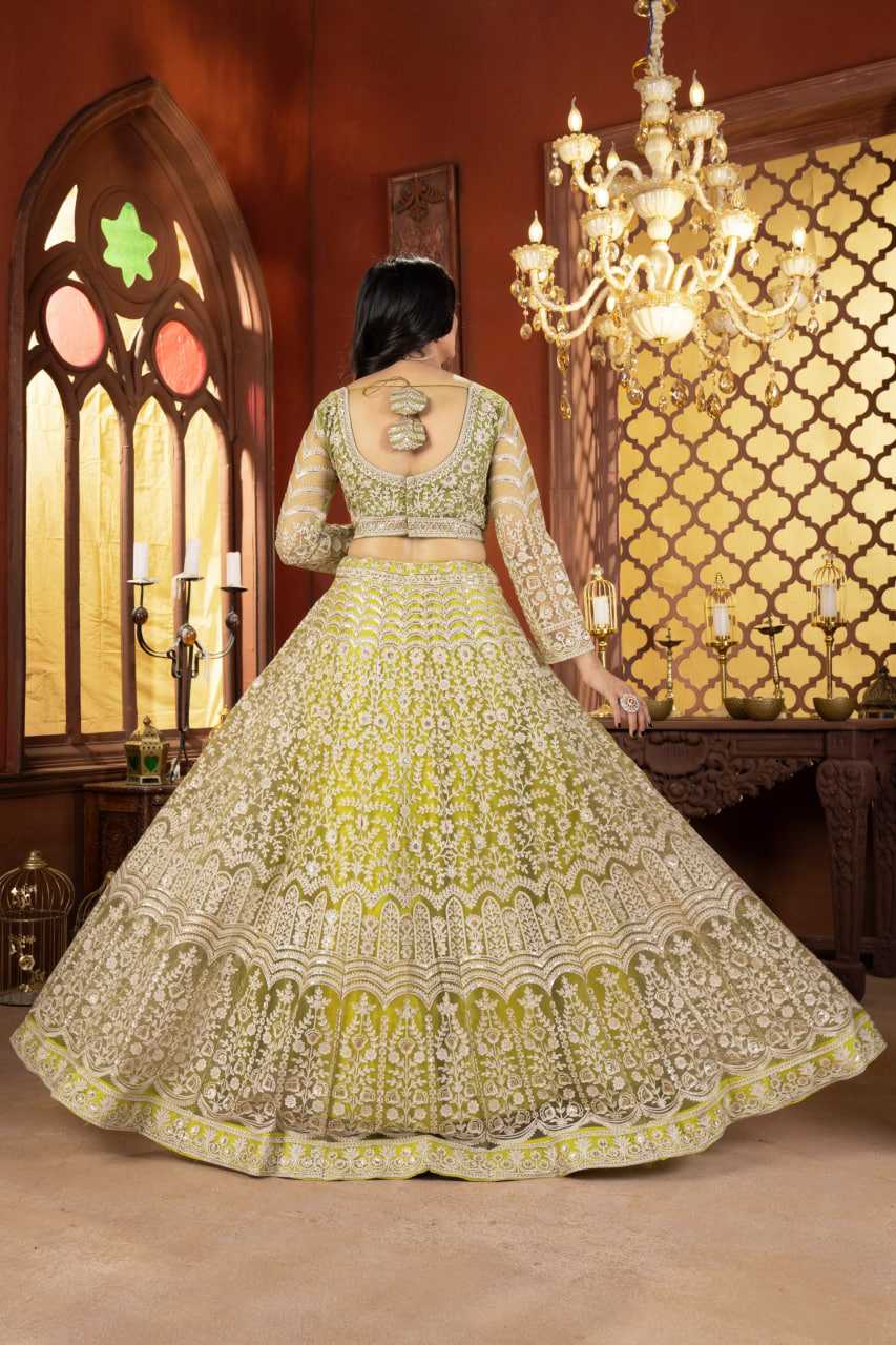 Ynf Net KESH648 1058 Lehengas Wedding Collections Wholesale Embroidered Lehenga Net Lehenga Choli Lehenga With Dupatta Manufacturer- Kapda Export