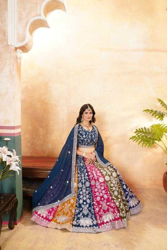 Ynf Net KESH648 1060 Lehengas Wedding Collections Wholesale Embroidered Lehenga Net Lehenga Choli Designer Lehenga Choli Manufacturer- Kapda Export