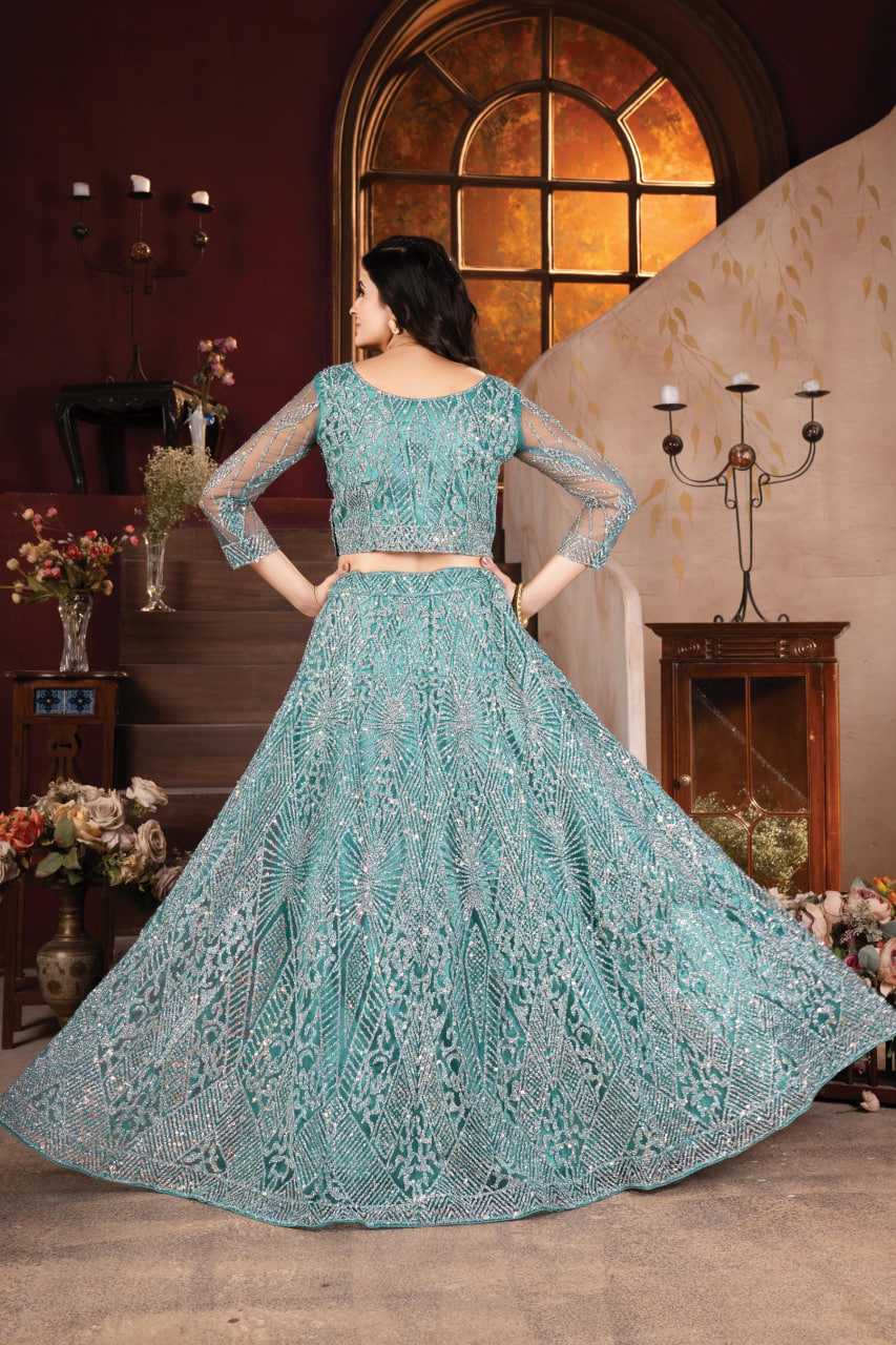 Ynf Net KESH648 1060 Lehengas Wedding Collections Wholesale Embroidered Lehenga Net Lehenga Choli Designer Lehenga Choli Manufacturer- Kapda Export