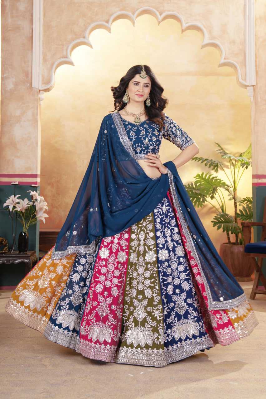 Ynf Net KESH648 1060 Lehengas Wedding Collections Wholesale Embroidered Lehenga Net Lehenga Choli Designer Lehenga Choli Manufacturer- Kapda Export