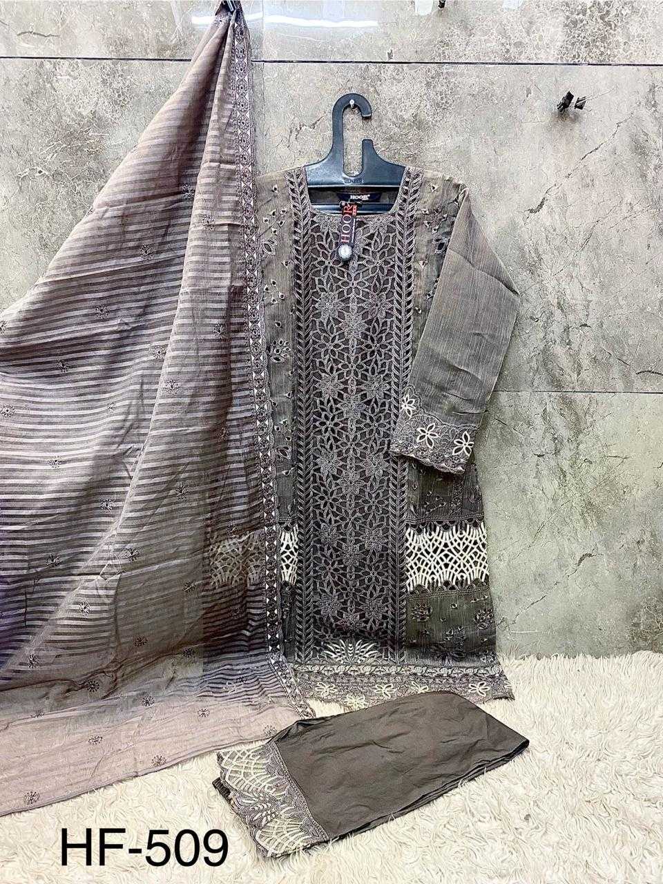 Ynf Organza KESH450 HF-509 Suits & Dresses Islamic Clothing Festive Collections Wholesale Pakistani Suits Afghani Suits Kashmiri Suits Manufacturer- Kapda Export