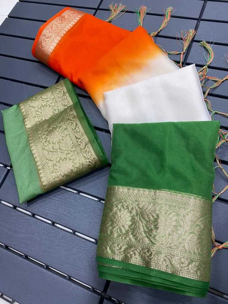 Ynf Organza KESH577 145 Sarees Festive Collections Wholesale Indian Sarees Republic Day Collections Independence Day Collections Manufacturer- Kapda Export