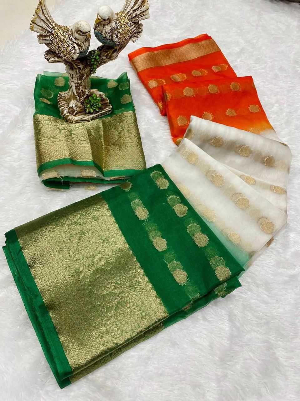Ynf Organza KESH577 781 Sarees Festive Collections Wholesale Indian Sarees Republic Day Collections Independence Day Collections Manufacturer- Kapda Export