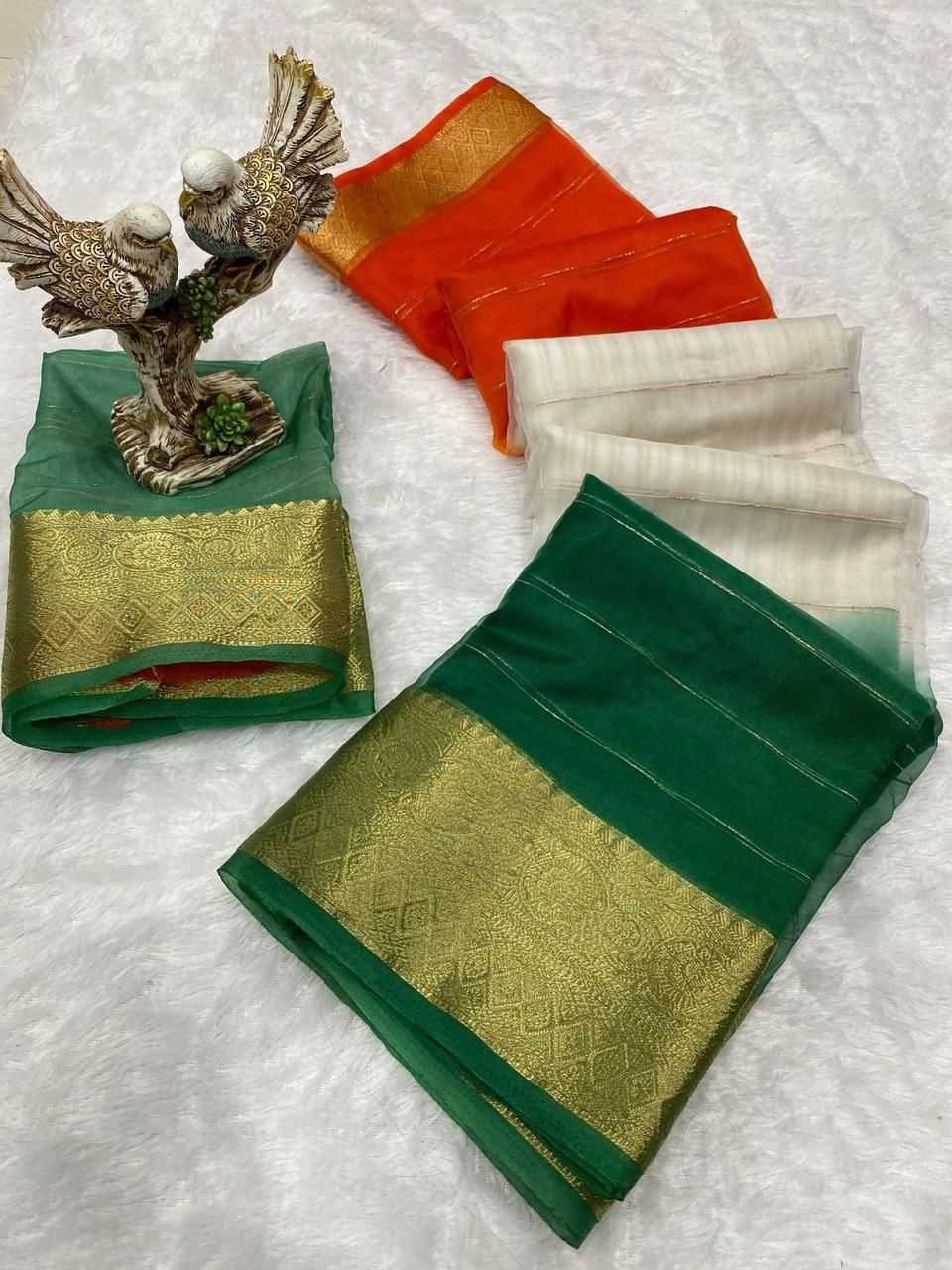 Ynf Organza KESH577 781 Sarees Festive Collections Wholesale Indian Sarees Republic Day Collections Independence Day Collections Manufacturer- Kapda Export