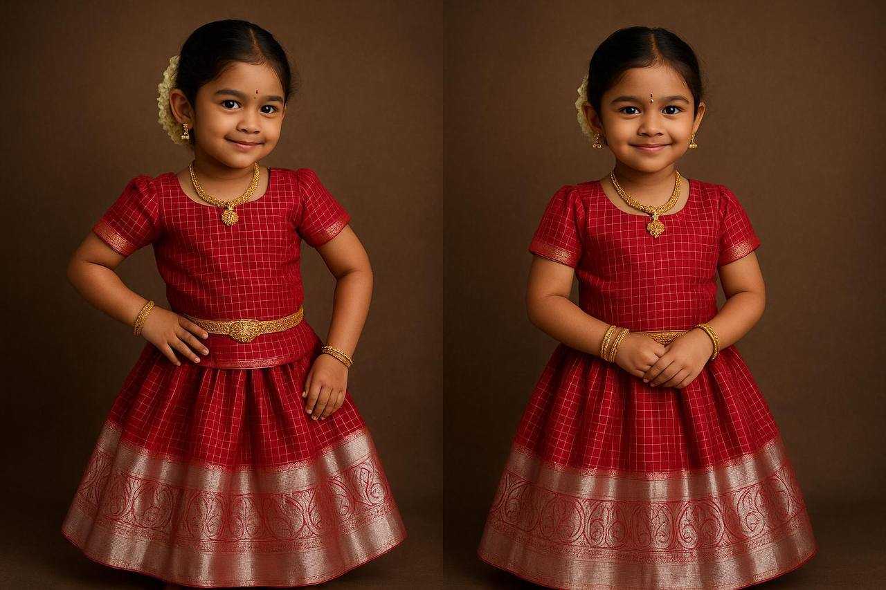 Ynf Organza KESH709 01 Kids Wear Wholesale Kids Ethnic Wear Indian Wear For Kids Kids Lehenga Choli Manufacturer- Kapda Export