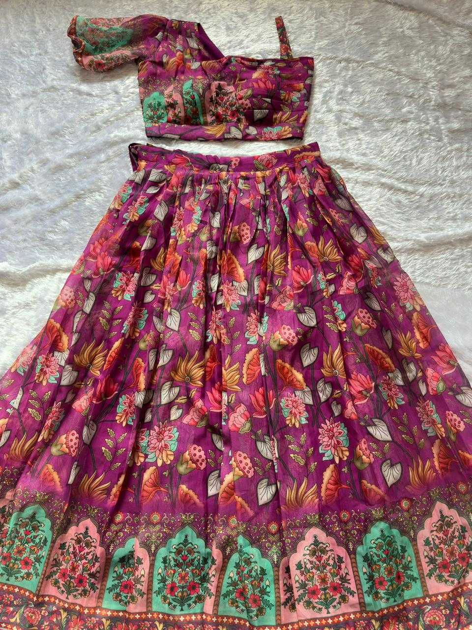 Ynf Organza Silk KESH522 120 Lehengas Wholesale Fancy Lehenga Wedding Lehenga Lehenga With Dupatta Manufacturer- Kapda Export