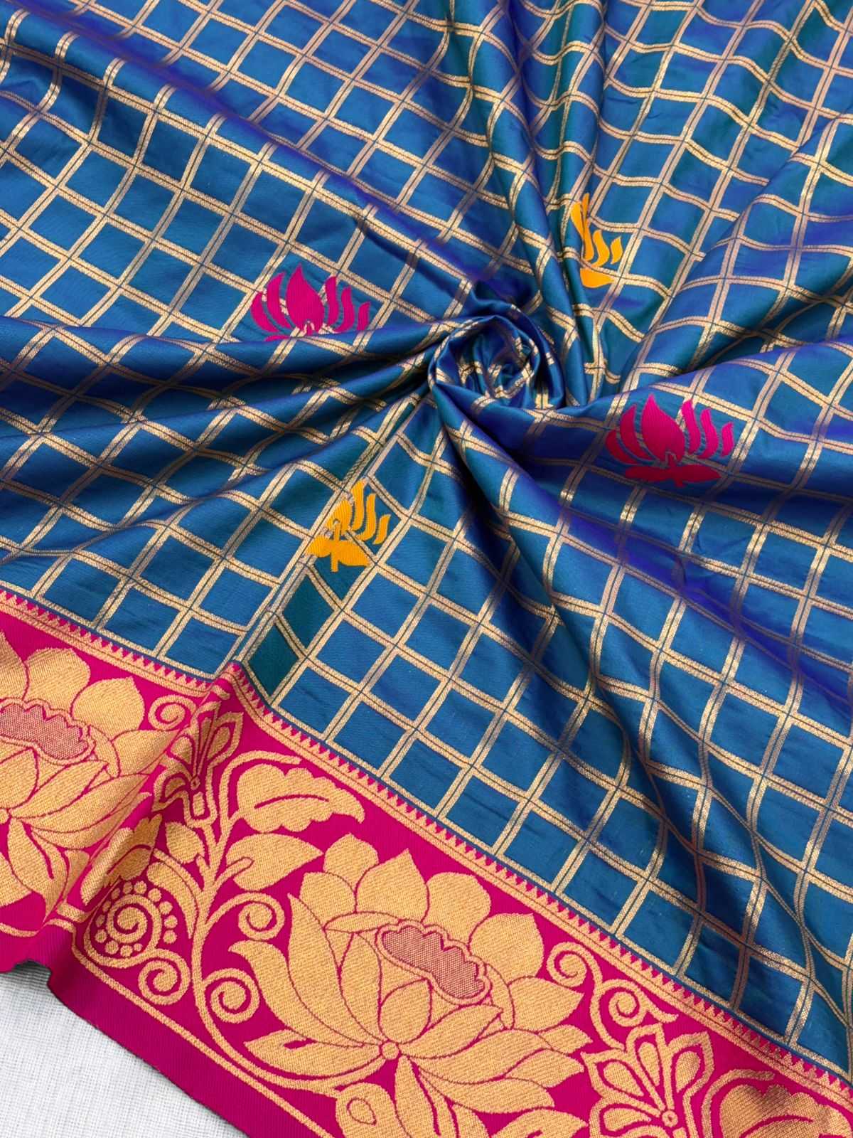 Ynf Paithani Silk KESH692 SIYA Silk Sarees Festive Collections Wholesale Paithani Sarees Silk Sarees With Contrast Pallu Silk Sarees With Blouse Manufacturer- Kapda Export