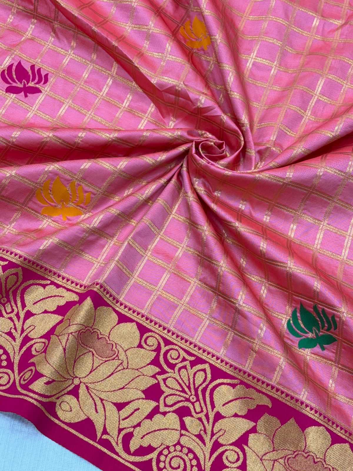 Ynf Paithani Silk KESH692 SIYA Silk Sarees Festive Collections Wholesale Paithani Sarees Silk Sarees With Contrast Pallu Silk Sarees With Blouse Manufacturer- Kapda Export