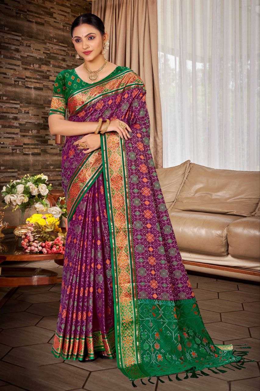 Ynf Patola Silk KESH112 RAJSHAHI PATOLA VOL-1 Silk Sarees Wholesale Traditional Silk Sarees Patola Sarees Designer Silk Sarees Manufacturer- Kapda Export