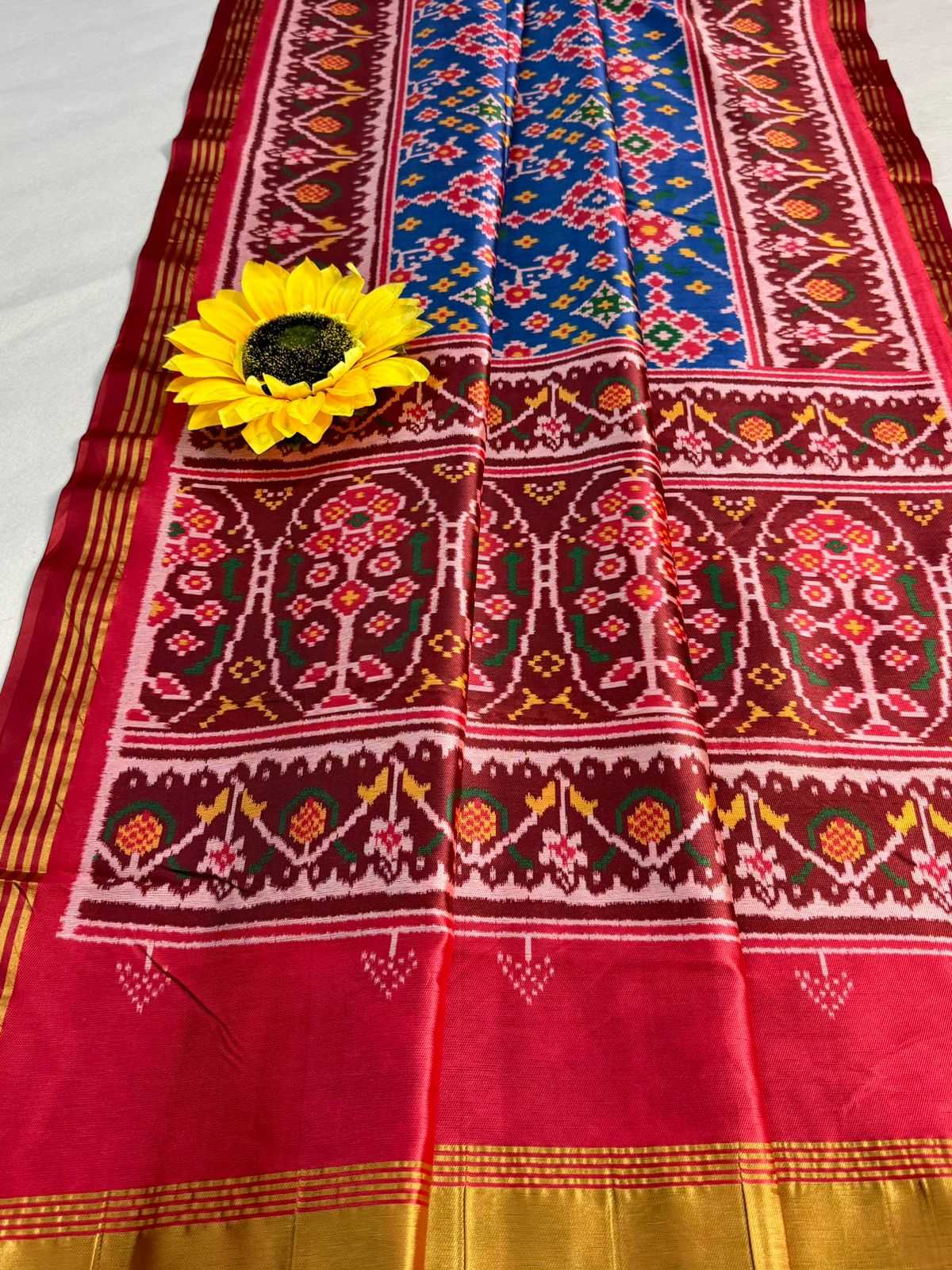 Ynf Patola Silk KESH576 207 Sarees Festive Collections Wholesale Hand Printed Saree Festive Sarees Sarees With Blouse Manufacturer- Kapda Export