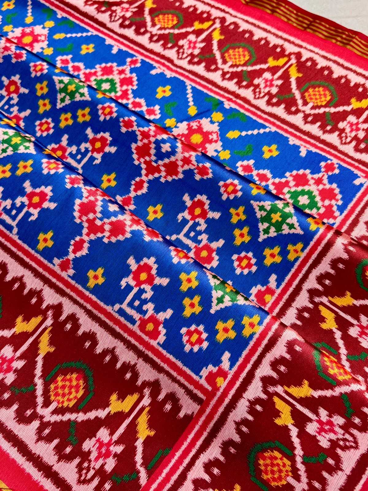 Ynf Patola Silk KESH576 207 Sarees Festive Collections Wholesale Hand Printed Saree Festive Sarees Sarees With Blouse Manufacturer- Kapda Export