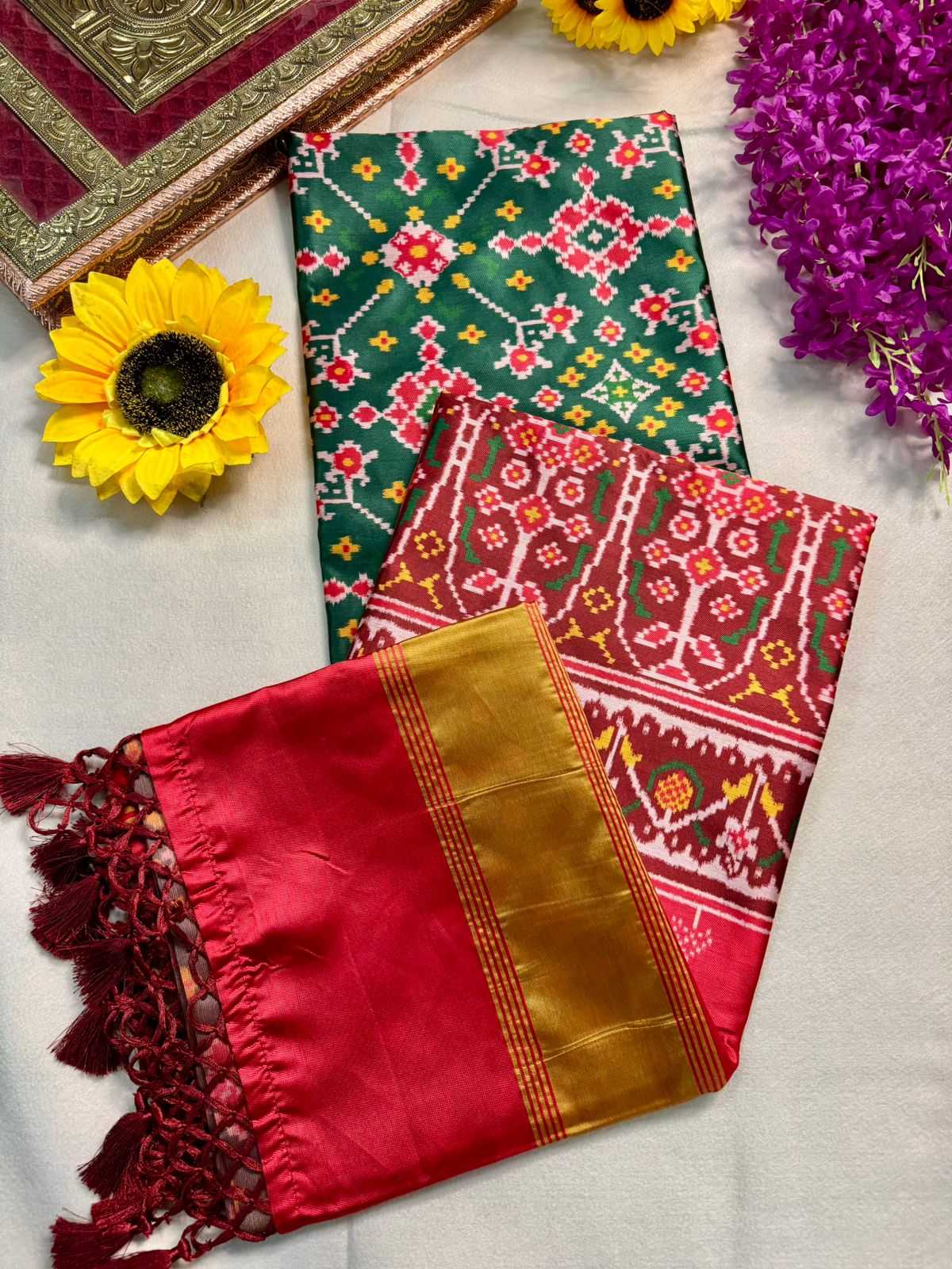 Ynf Patola Silk KESH576 207 Sarees Festive Collections Wholesale Hand Printed Saree Festive Sarees Sarees With Blouse Manufacturer- Kapda Export