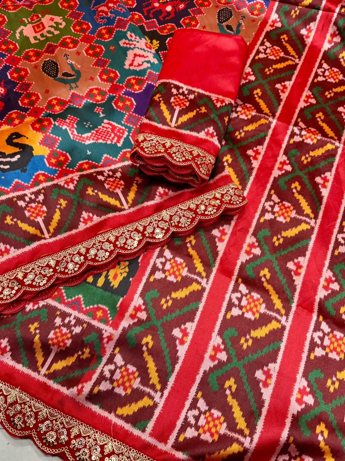 Ynf Patola Silk KESH576 246 Sarees Bollywood Collections Festive Collections Wholesale Shilpa Shetty Collections Festive Sarees Bandhani Sarees Manufacturer- Kapda Export