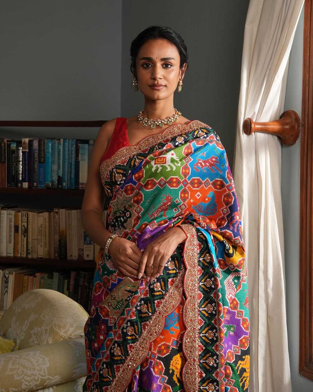 Ynf Patola Silk KESH576 246 Sarees Bollywood Collections Festive Collections Wholesale Shilpa Shetty Collections Festive Sarees Bandhani Sarees Manufacturer- Kapda Export