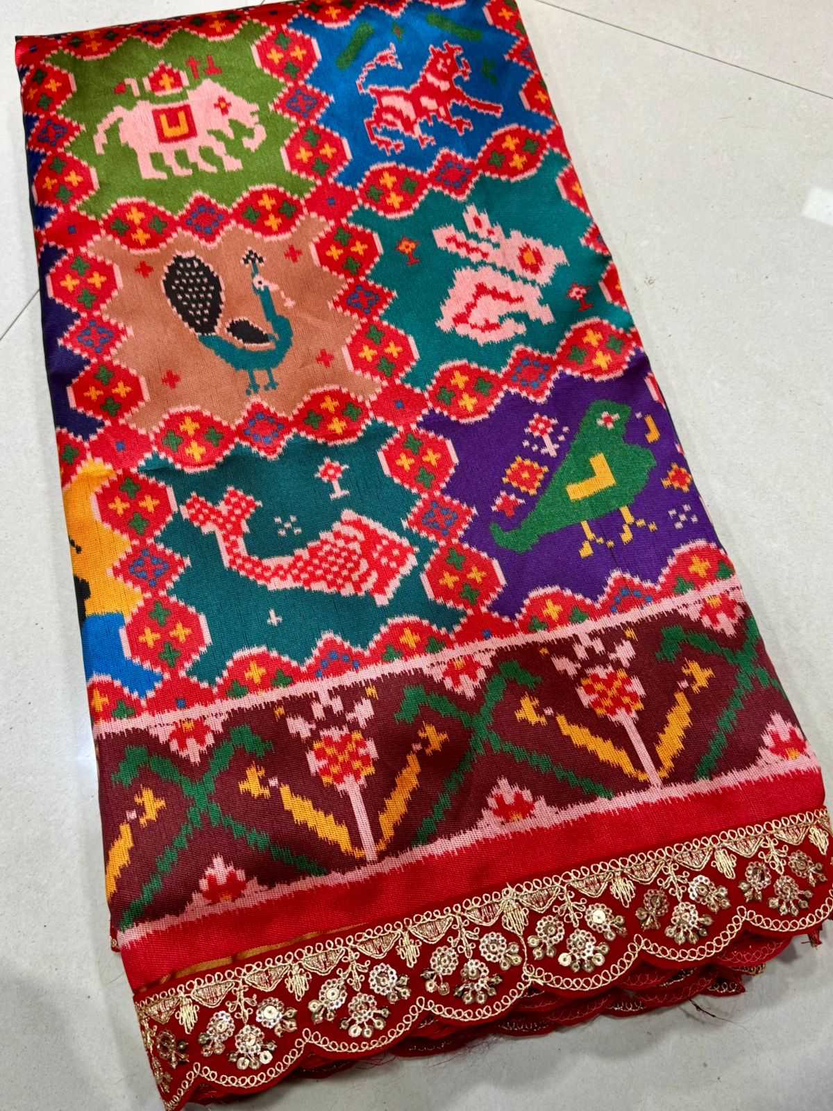 Ynf Patola Silk KESH576 246 Sarees Bollywood Collections Festive Collections Wholesale Shilpa Shetty Collections Festive Sarees Bandhani Sarees Manufacturer- Kapda Export