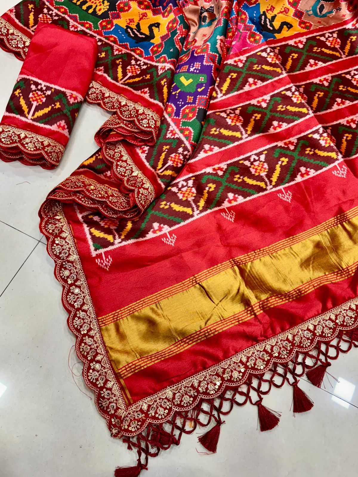 Ynf Patola Silk KESH576 SUJITA Sarees Bollywood Collections Wholesale Branded Sarees Deepika Padukone Collections Traditional Sarees Manufacturer- Kapda Export