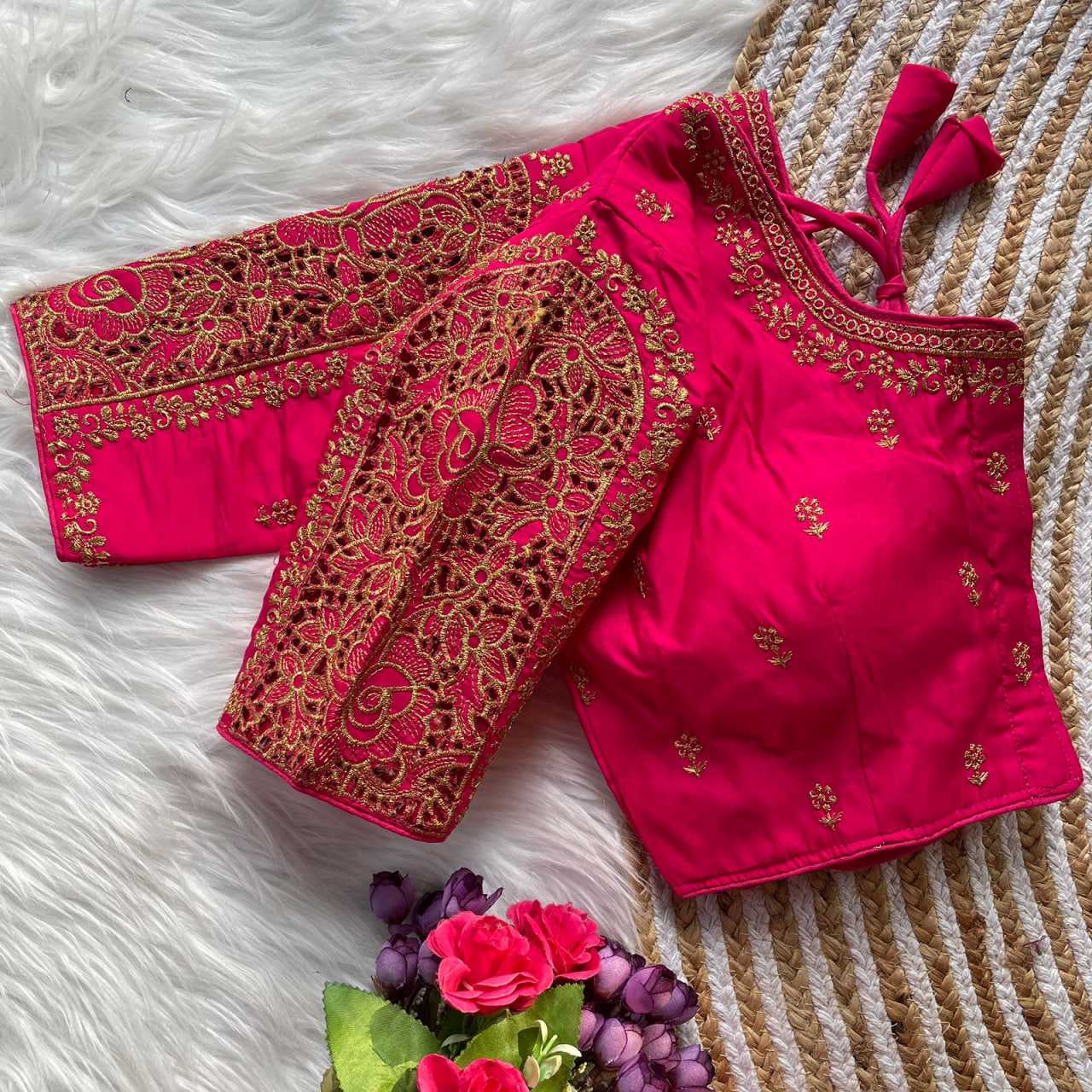 Ynf Phantom Silk KESH426 GULAB0 Readymade Blouses Festive Collections Wholesale Designer Blouse Party Wear Blouse Silk Blouse Manufacturer- Kapda Export