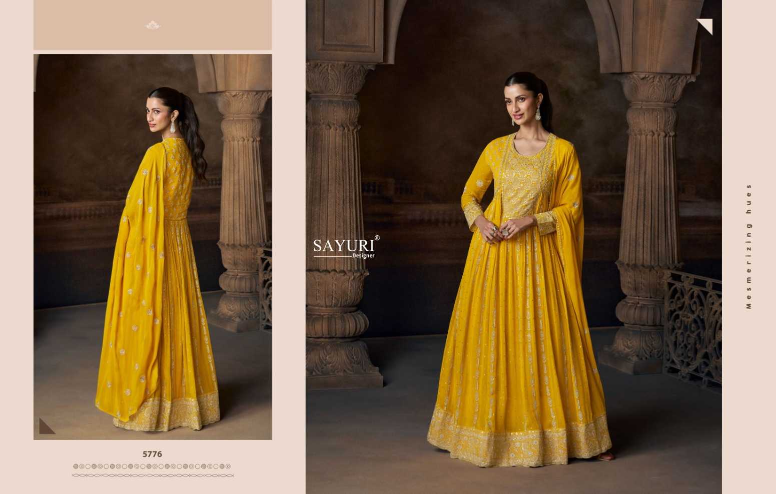 Ynf Premium Georgette KESH481 SAYURI SAADGI 5774 Kurti Wholesale Festive Kurtis Party Wear Kurtis Georgette Kurtis Manufacturer- Kapda Export