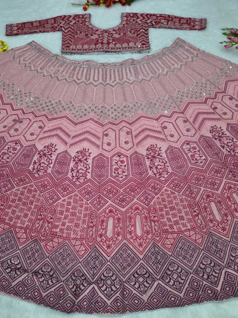 Ynf Premium Georgette KESH508 1107 Lehengas Wholesale Designer Lehenga Bridal Lehenga Wedding Lehenga Manufacturer- Kapda Export