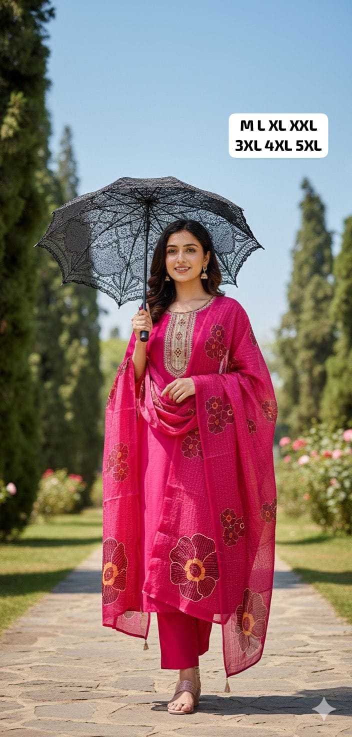 Ynf Premium Roman Silk KESH594 AKSHR Suits & Dresses Festive Collections Wholesale Printed Suits Chanderi Suit Eid Collections Manufacturer- Kapda Export