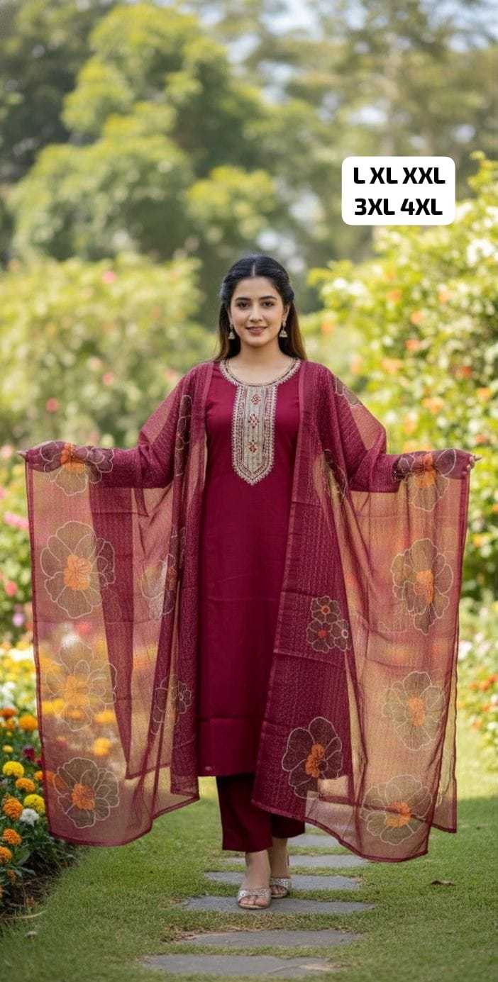 Ynf Premium Roman Silk KESH594 AKSHR Suits & Dresses Festive Collections Wholesale Printed Suits Chanderi Suit Eid Collections Manufacturer- Kapda Export