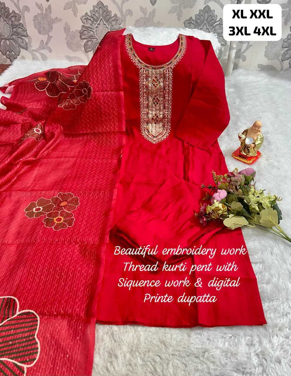 Ynf Premium Roman Silk KESH594 AKSHR Suits & Dresses Festive Collections Wholesale Printed Suits Chanderi Suit Eid Collections Manufacturer- Kapda Export
