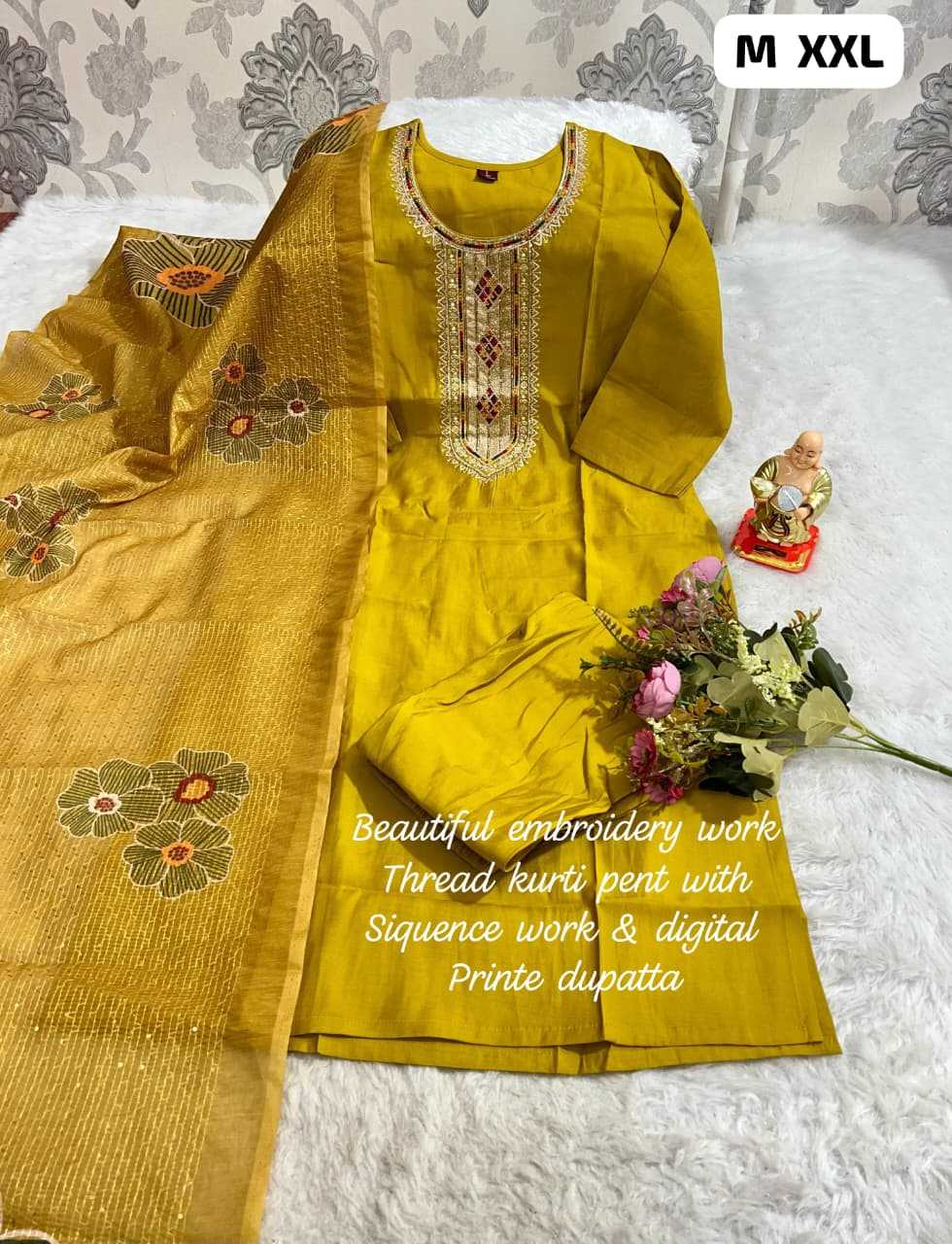 Ynf Premium Roman Silk KESH594 AKSHR Suits & Dresses Festive Collections Wholesale Printed Suits Chanderi Suit Eid Collections Manufacturer- Kapda Export