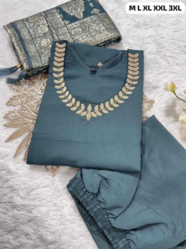 Ynf Premium Roman Silk KESH684 KARAN Kurti Wholesale Ethnic Kurtis Silk Kurtis Round Neck Kurtis Manufacturer- Kapda Export